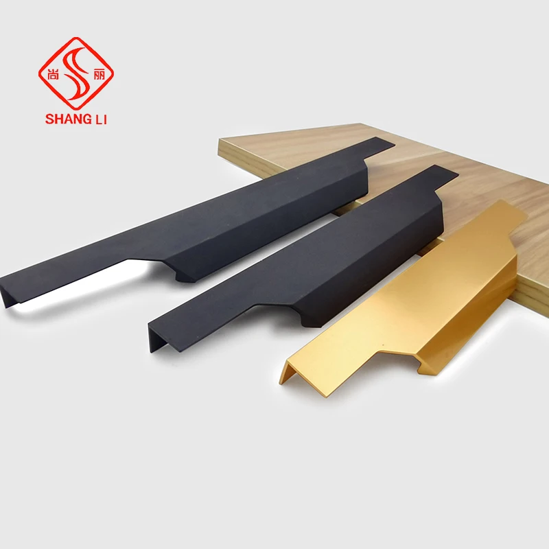 Aluminium Handle for Kitchen Cabinet Door Modern  Furniture Handle & Knob