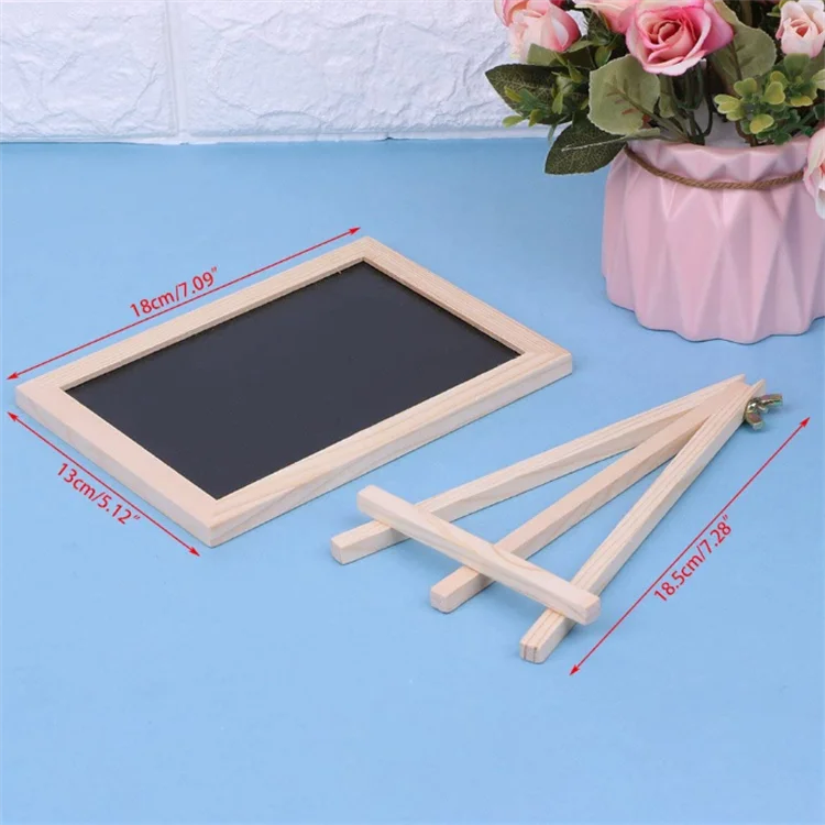 Best selling double sided handcrafted vintage wood-framed lids blackboard table chalk board