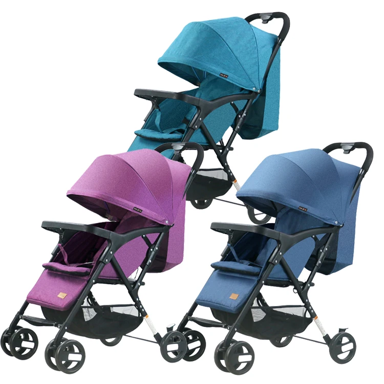 Adjustable Automatic Fold One Hand Auto Folding Small Size Light Weight Foldable Travel Baby Carriage Pram Stroller