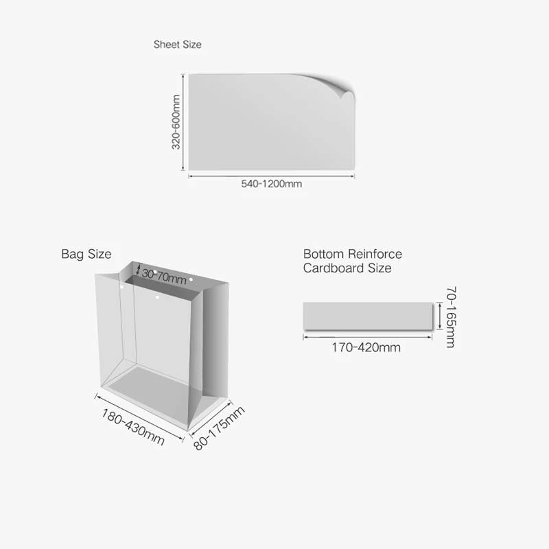 Personalized paper bag making machine;Customizing machine for paper bag ZB1200CS-430S