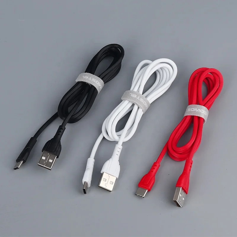 SOMOSTEL USB кабель для передачи данных SMS-BP01 Премиум ПВХ материал 1 2 м 2.1A быстрой зарядки низкая цена v8 tc iPhone ios и