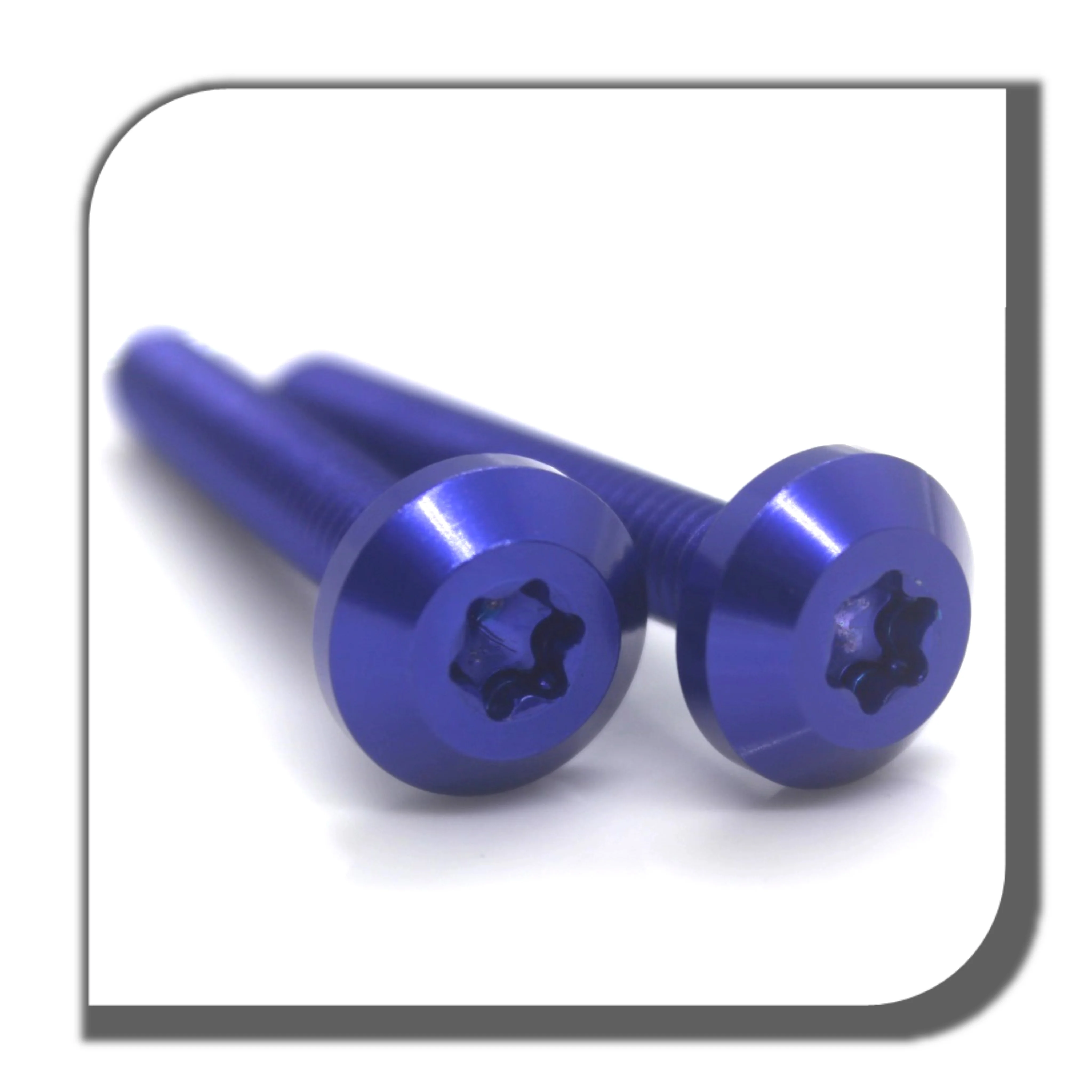 M5 M6  Round Button head colorful Anodized Aluminum screw