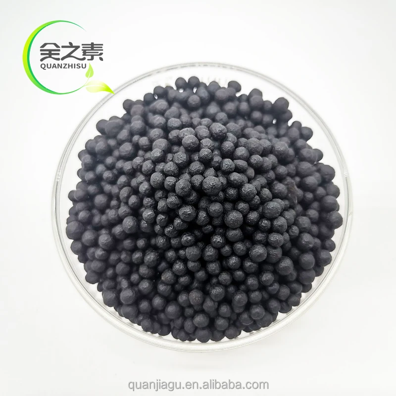 8 Years Factory Price of Black Granular Seaweed Biological Fertilizer NPK 15-15-15 Organic Fertilizer