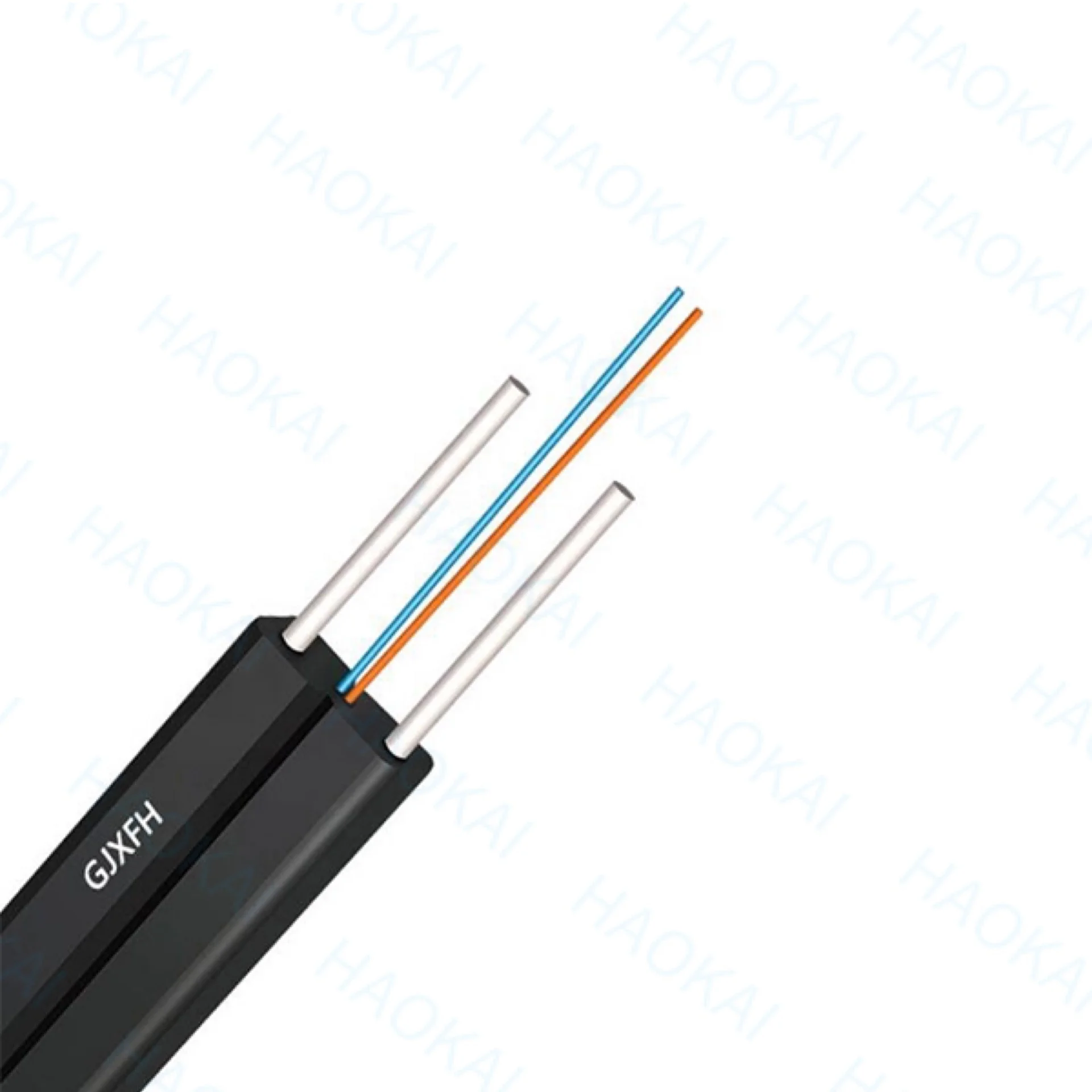 FIBER OPTIC 1 CORE 1km 2km 3km Plywood Drum FTTH DROP CABLE SINGLE MODE INDOOR FIBER OPTIC CABLE