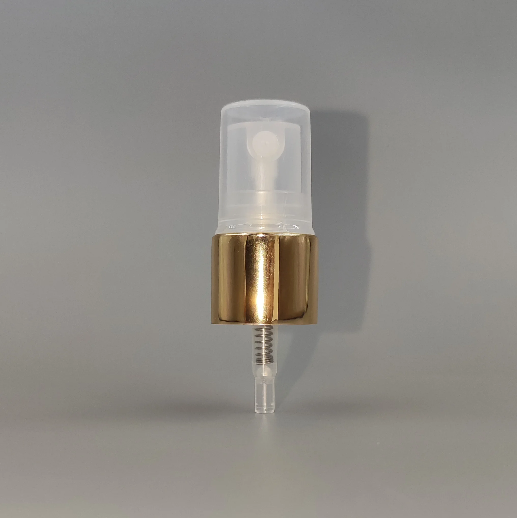 wholesale  18mm 18/410 gold sprayer metal aluminium plastic perfume sprayer pump spray caps lids for bottles