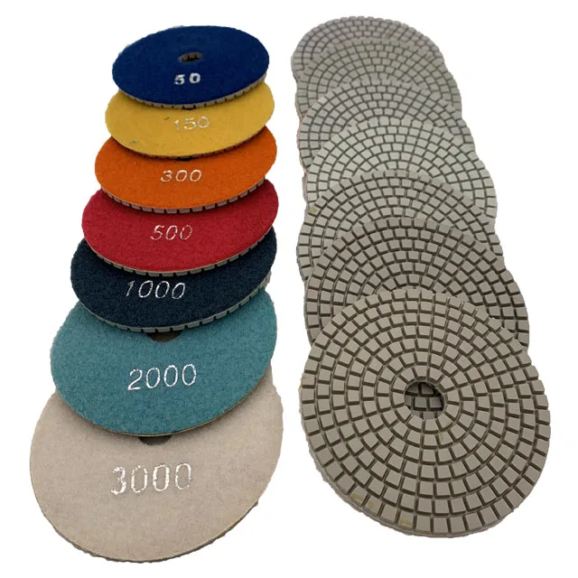 17 Pouces diamant tampons de polissage diamant pour granit almofada de polimento de diamante diamond polishing pad