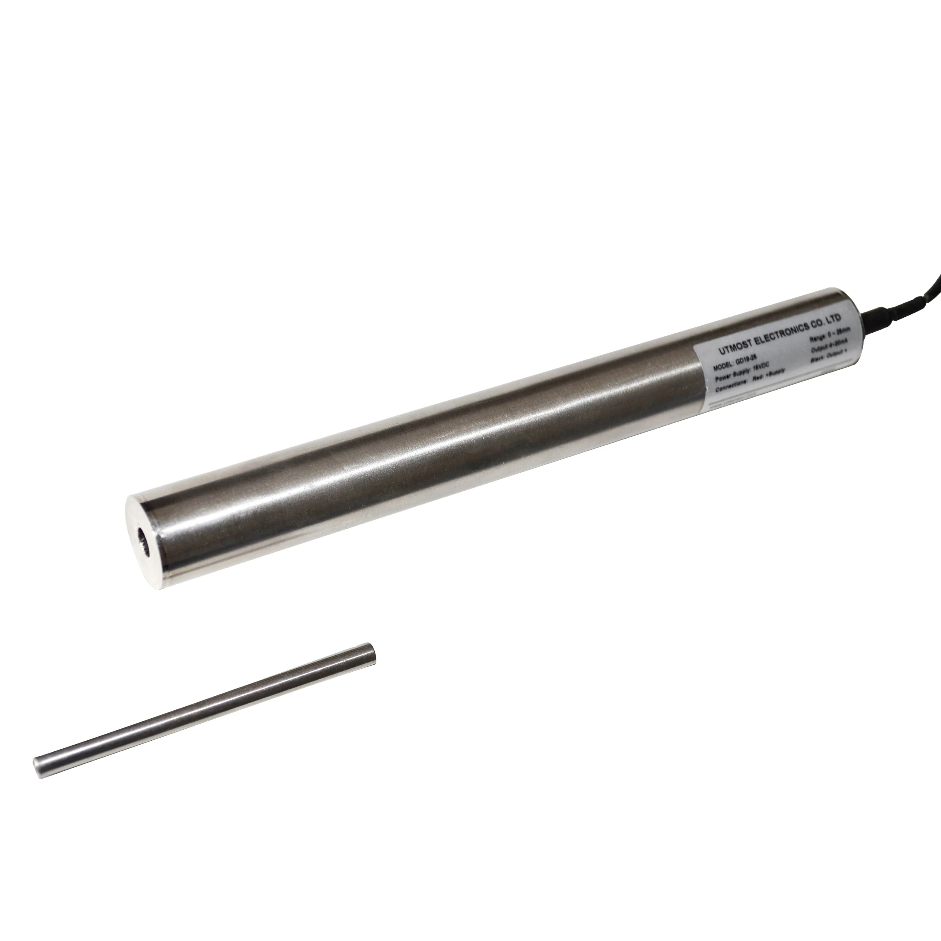 high accuracy non-contact 0~10V 4~20mA LVDT linear position sensor displacement transducer