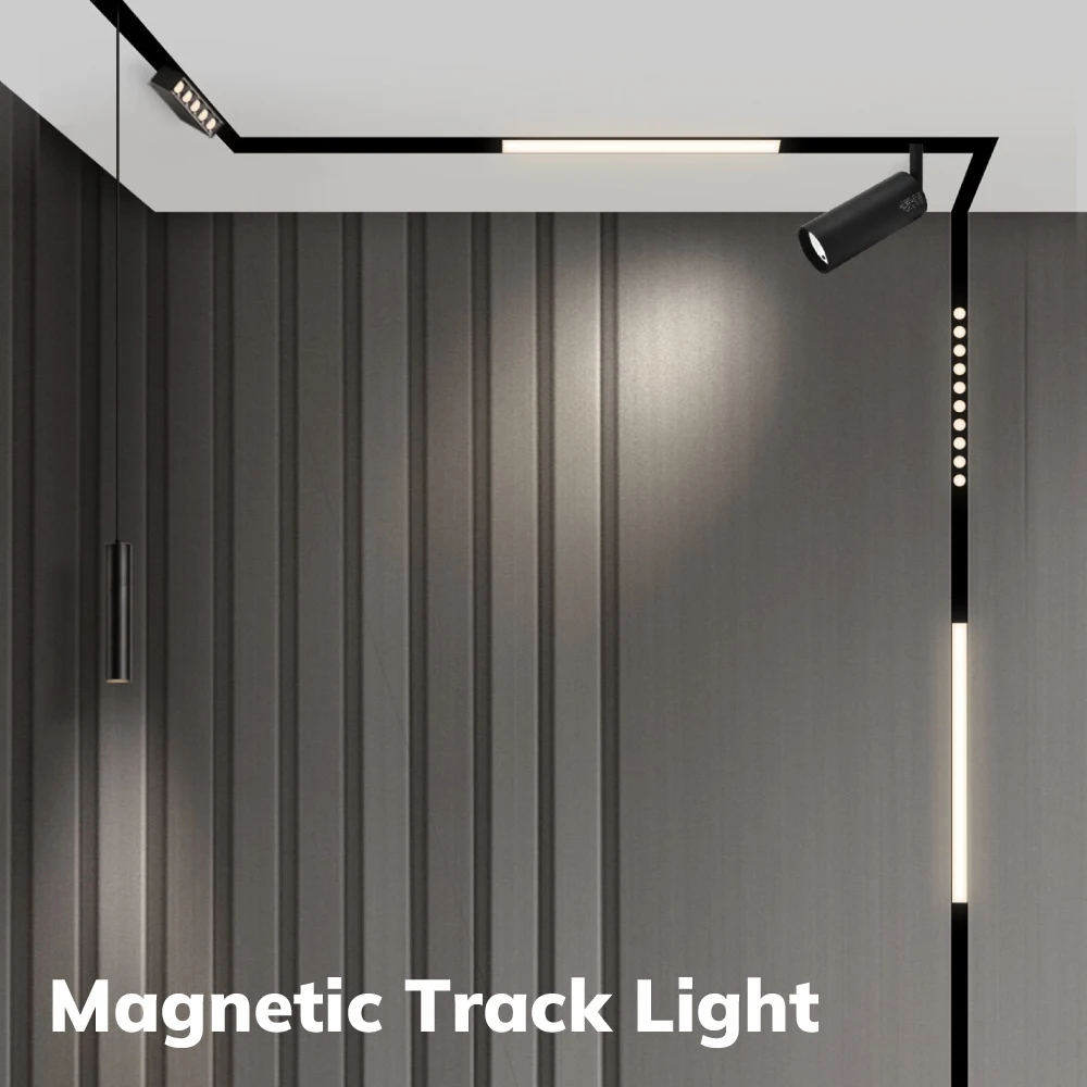 OKELI Smart Cintrol High quality Recessed Magnetic Track DC48V Led Track Light System