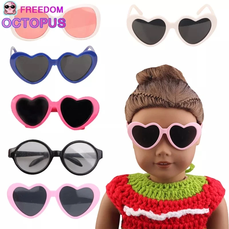 Fashion 18 inch doll accessories sunglasses for dolls and pet 18-inch doll sunglasses
