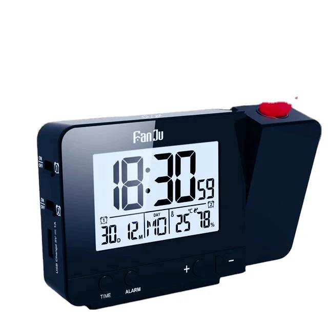 Hot Selling Hight Quality,  Desk Sleep Wall Monitoring Time 8 Hours Digital Smart Table Clocks Date Display With UBS Cable/