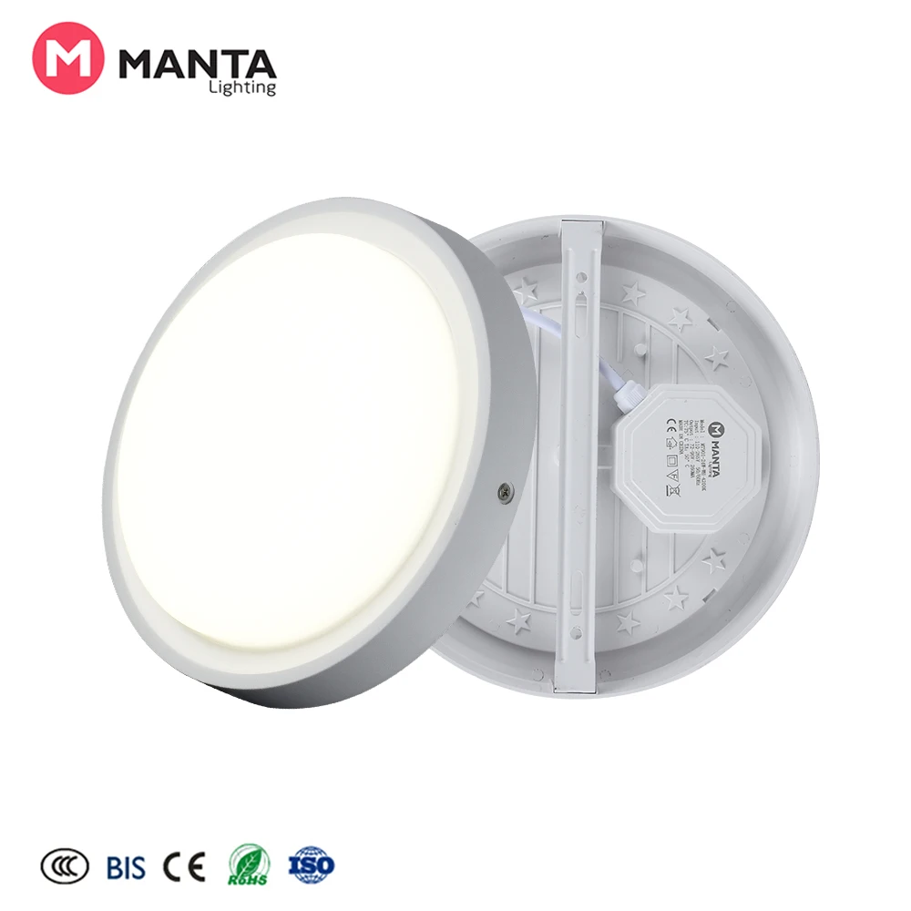 Outdoor Ceiling Wall Oval Round LED Moisture-Proof Lamp IP65 Waterproof Bulkhead Light