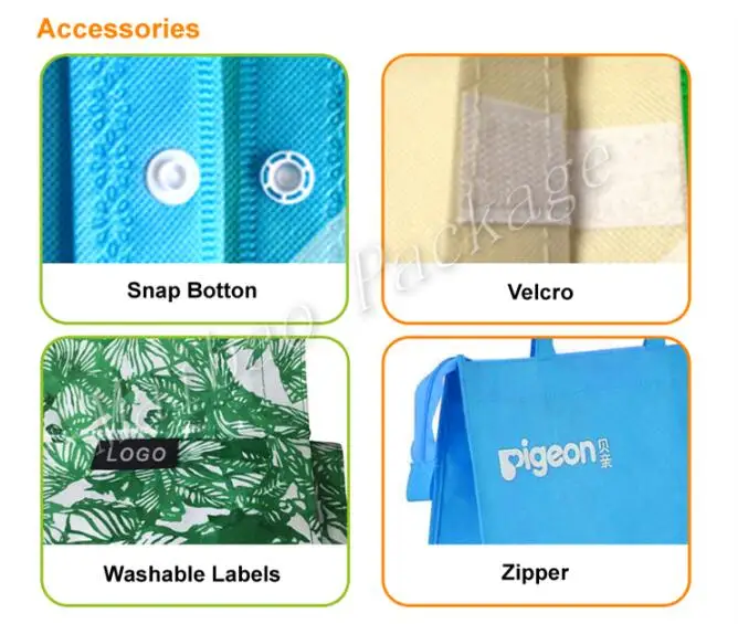 Custom print logo reusable d cut bulk buying grocery tote ecobag pp nonwoven bags laminated non woven fabric shopping bag