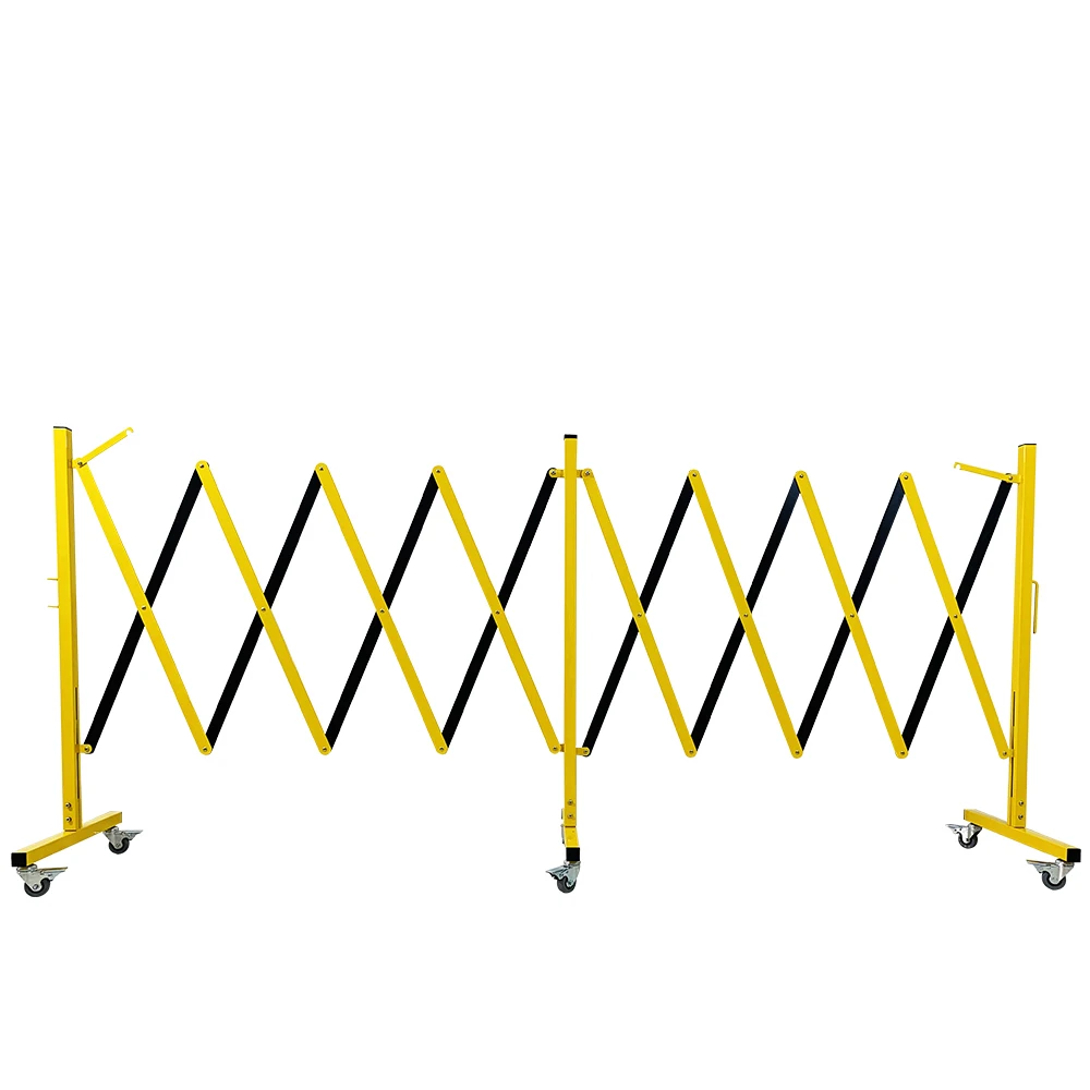 Легко собранный защитный складной баррикад, контроль толпы, безопасный парковочный забор, металлический раздвижной расширяемый барьер