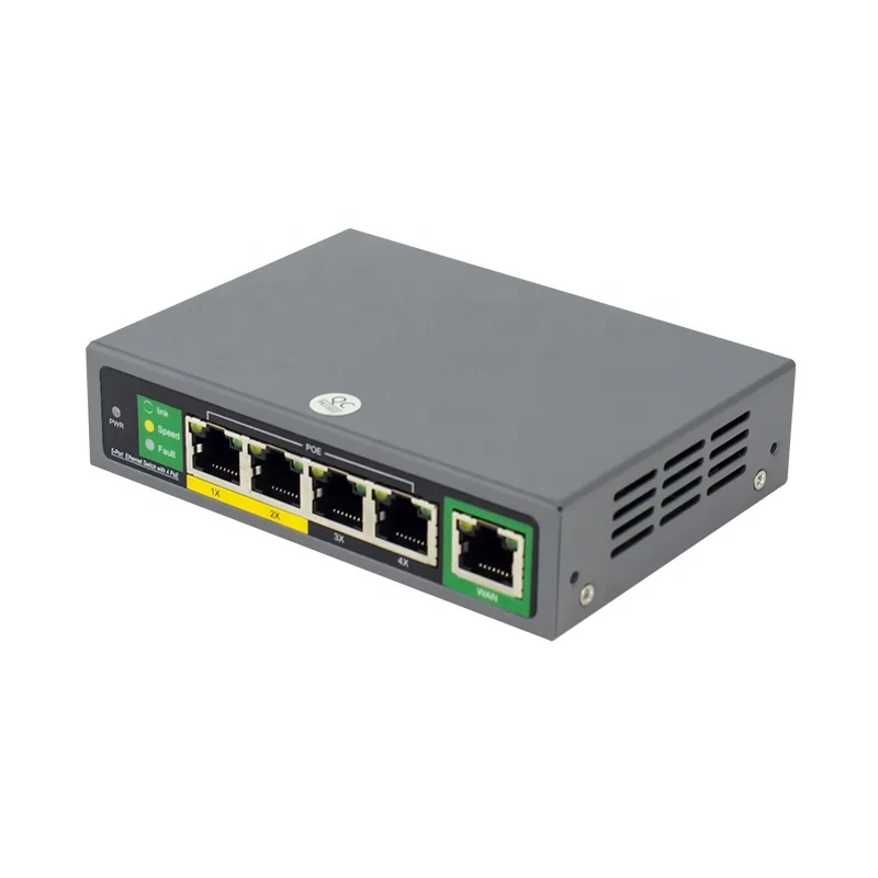 Gigabit Ethernet Switch Unmanaged Desktop 4 ports POE Switch Shenzhen Factory Direct Sell