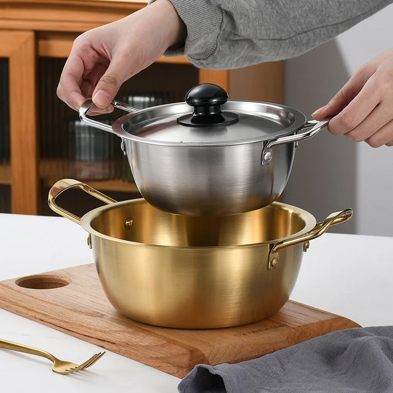 Лучшие продавцы посуды миска суп Shabu тушеная крышка кастрюля корейский рамен горшок для лапши быстрого приготовления