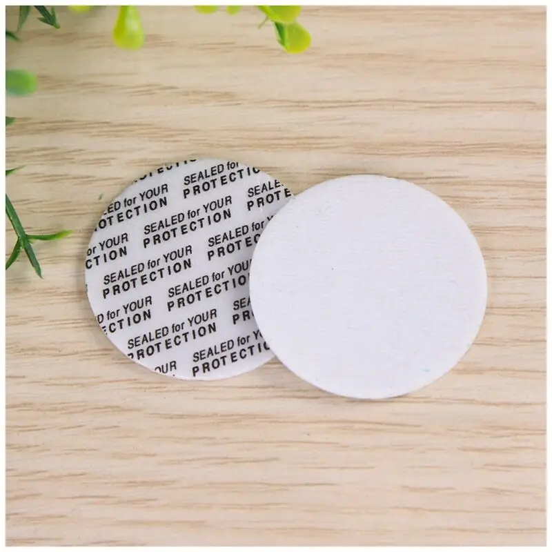 Wholesale Self Adhesive Pressure Sensitive Cosmetic Bottle Jar Gasket Plastic Lid Ps Foam Sealed for Your Protection Liner
