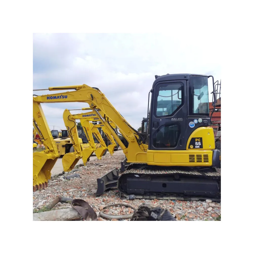 Новое поступление, японский экскаватор Komatsu 5,5 тонн, komatsu, б/у, PC55, оригинальный завод, Япония