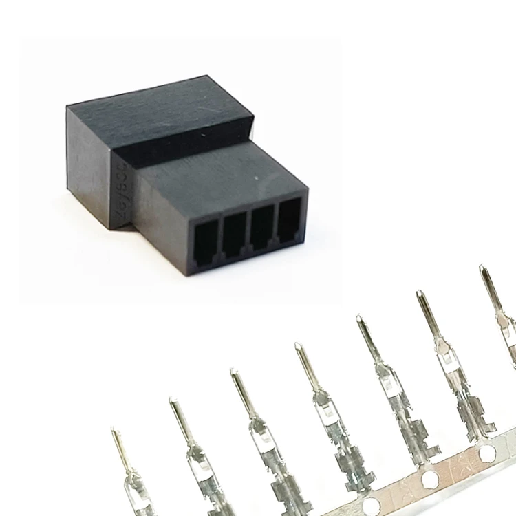 4pin 4 Pin 3 + 1pin PWM Fan с штекерным разъемом на мини-разъем «папа» 2510 вентилятор корпус черный KF2510 контактный разъем 2,54 мм
