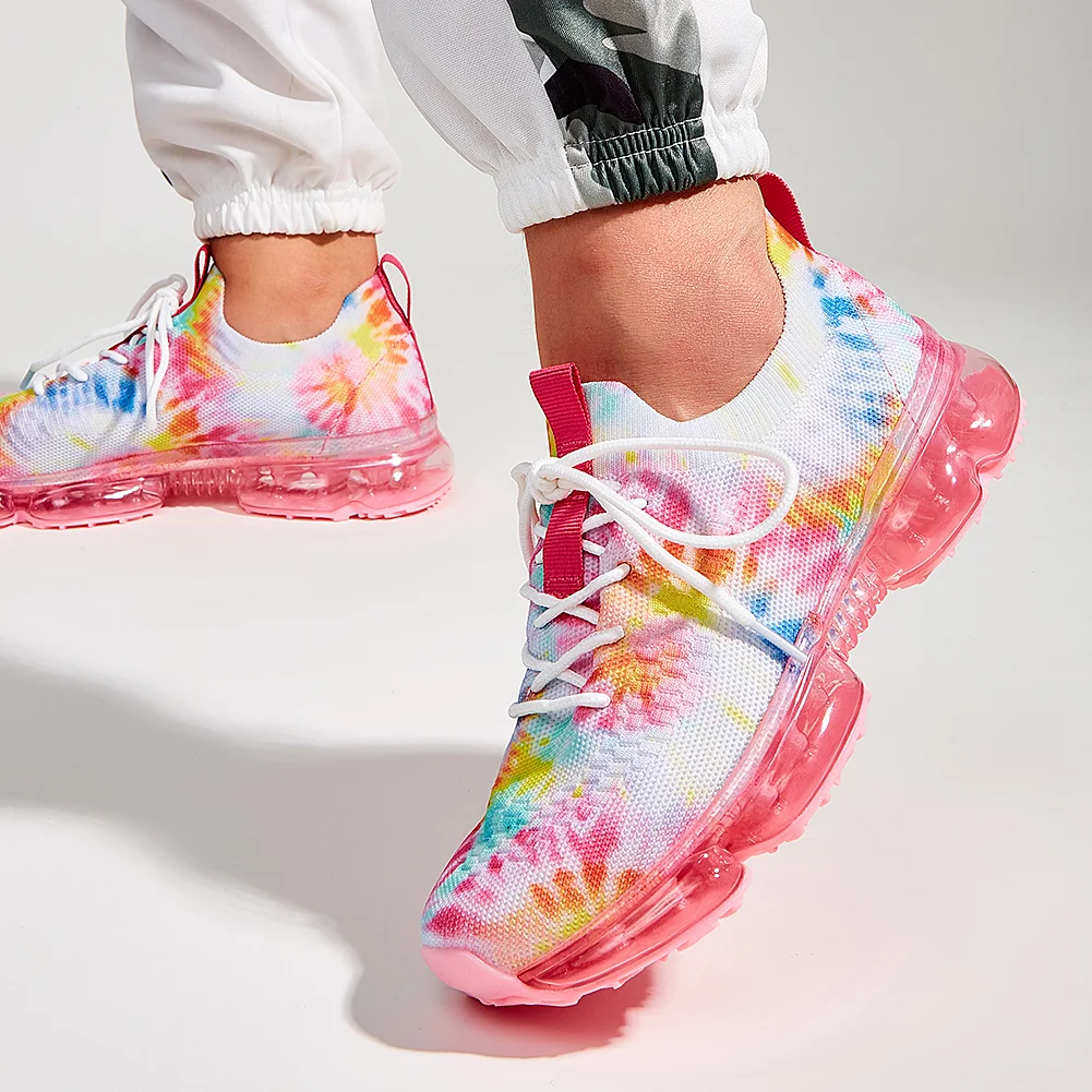 2021 модная дизайнерская уличная дышащая спортивная обувь, женские розовые модные кроссовки