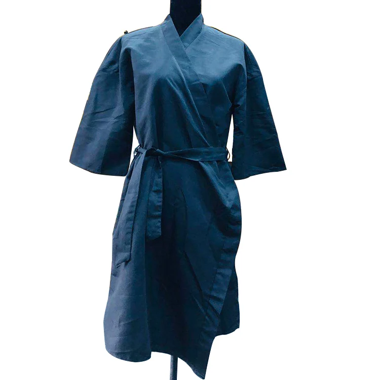 2021 recycled polyester hair salon cape kimino RPET barber salon protection kimono