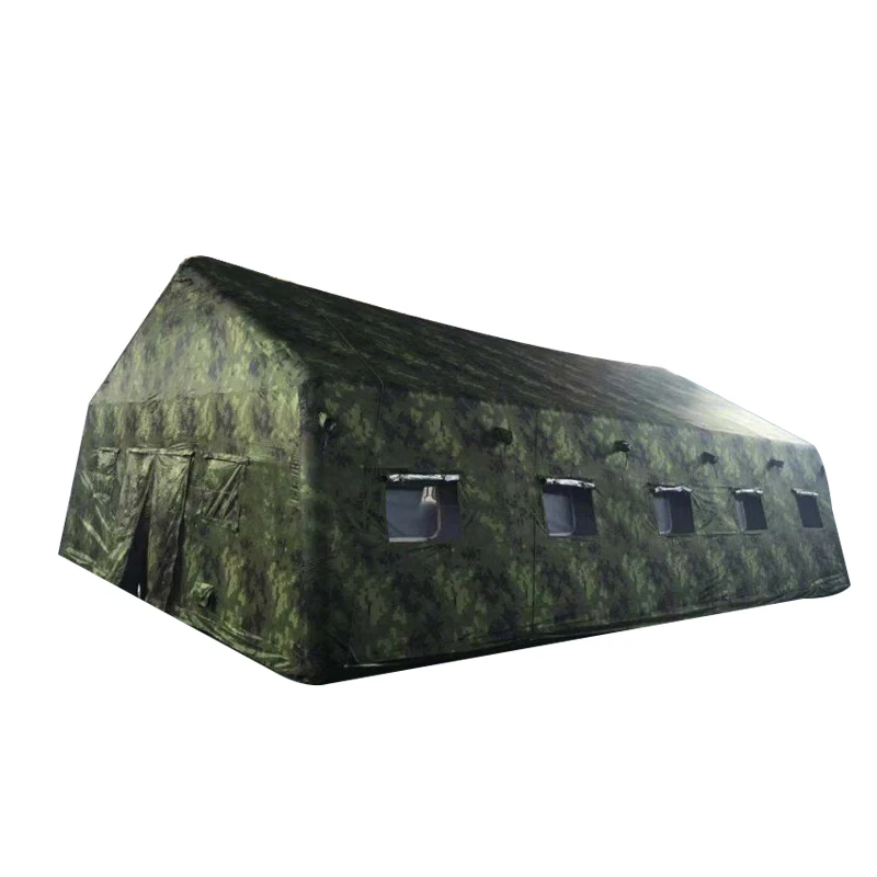Customized Air sealed camouflage  large used inflatable tent for relief