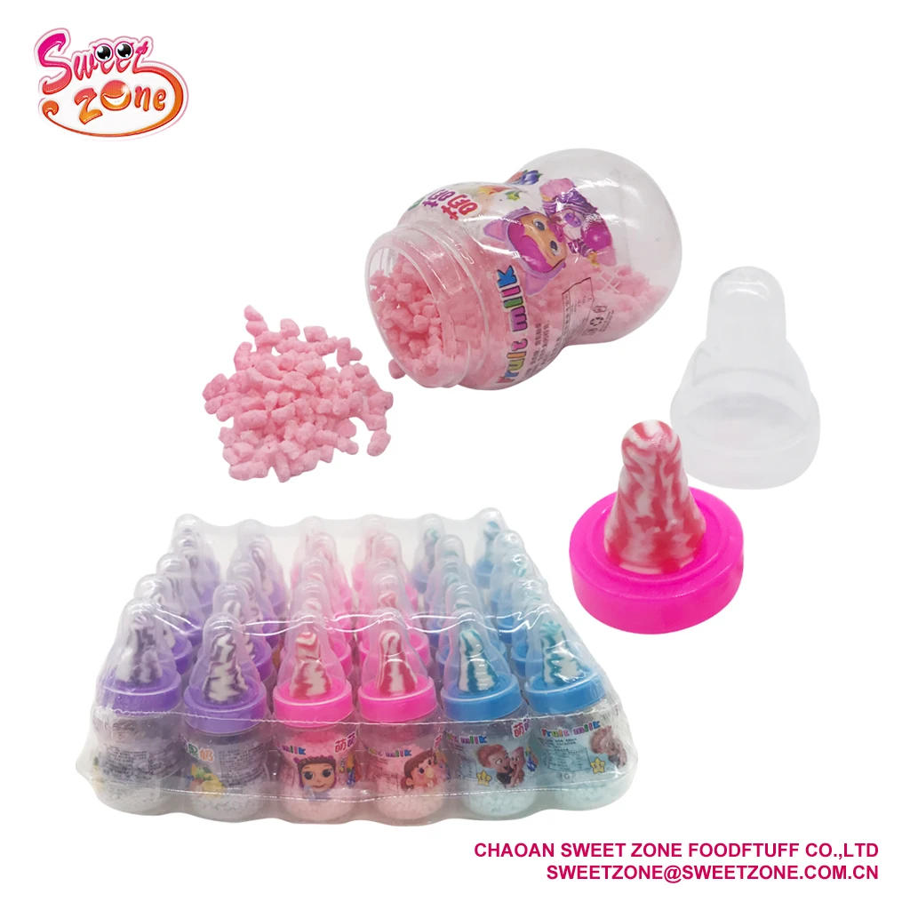 Детская бутылка соска жесткий леденец и порошок конфеты