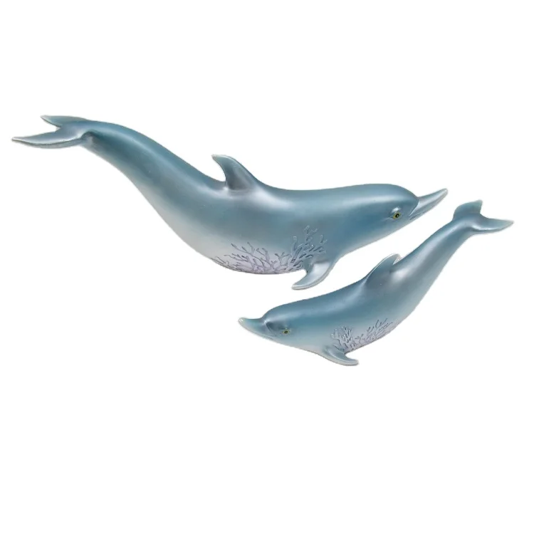 Custom handmade poly resin fish figurine office decoration personalize ornaments resin gifts craft for home decor