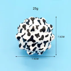 Amazon Hot sale Silicone Set Stress print Fidget Toy keychain 3D Sticky Balls Colorful Squeeze popit fidget toys for kids