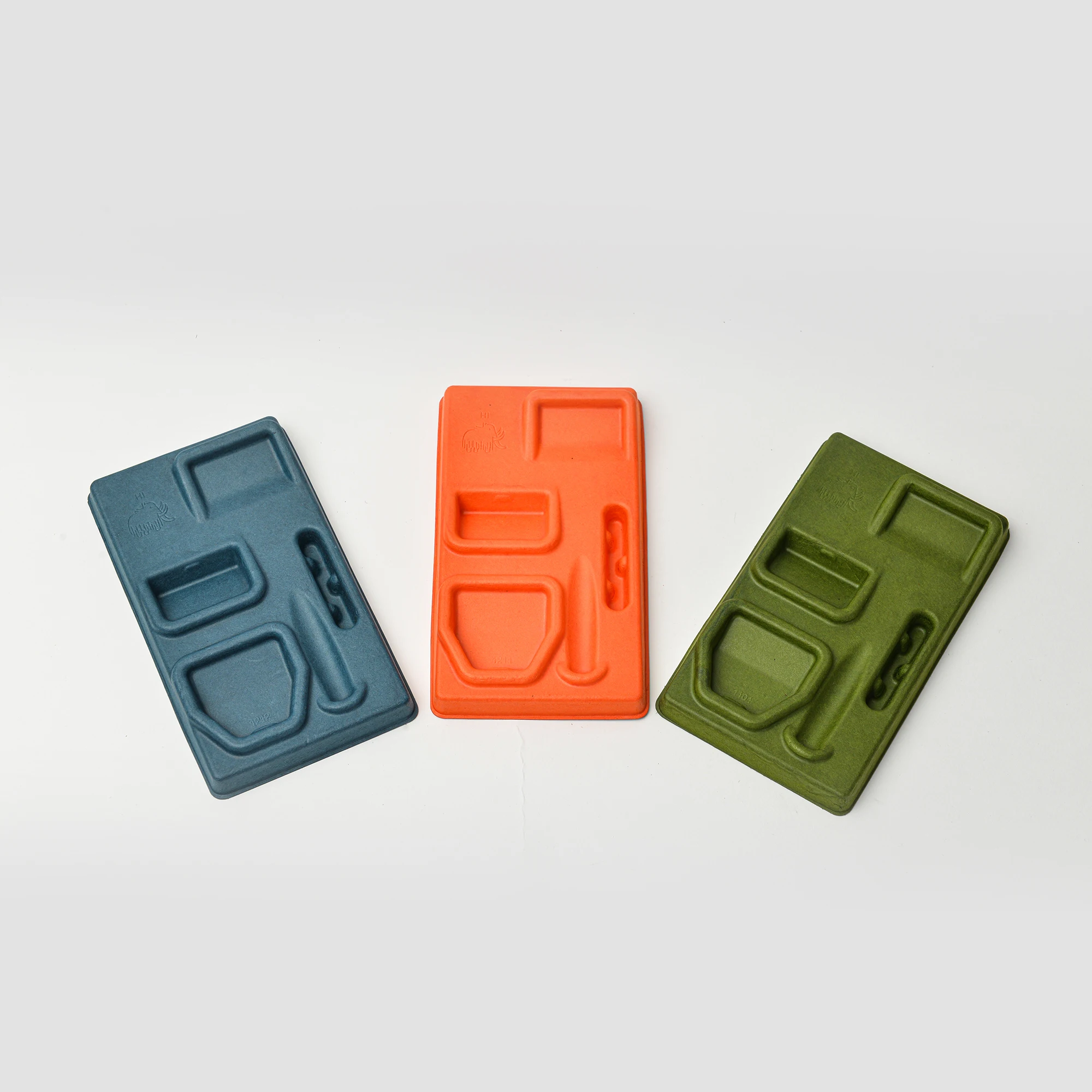 wholesale custom Skincare phone accessories recyclable paper biodegradable cosmetic packing box molded pulp