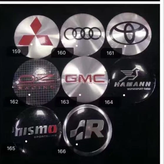 Эмблема автомобиля 60 мм ABS пластина алюминий пользовательский концентратор колеса Центр крышка