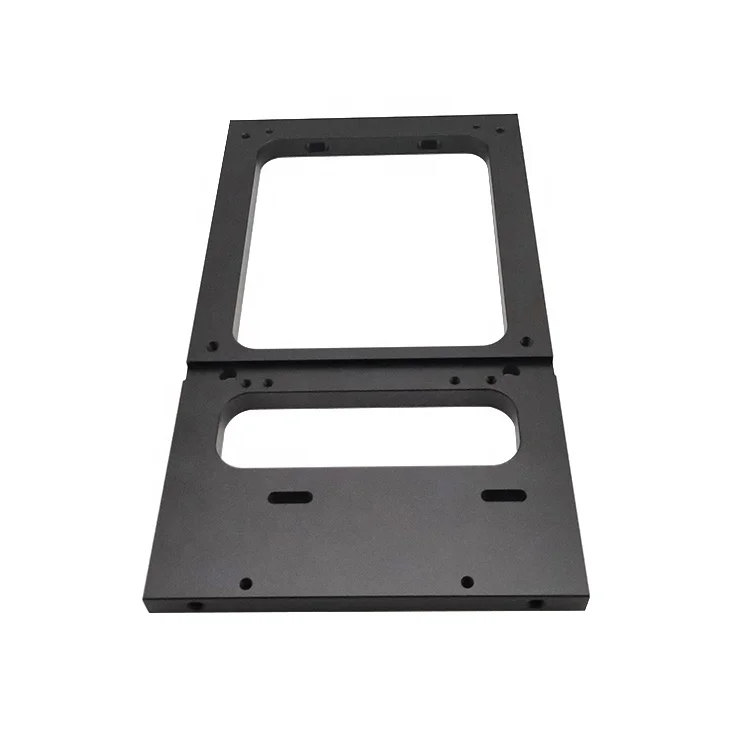 Custom 4 Axis Machining Center Milling Auto Parts Cnc Machining Service Metal Steel  Alloy Steel Black Anodized for Car