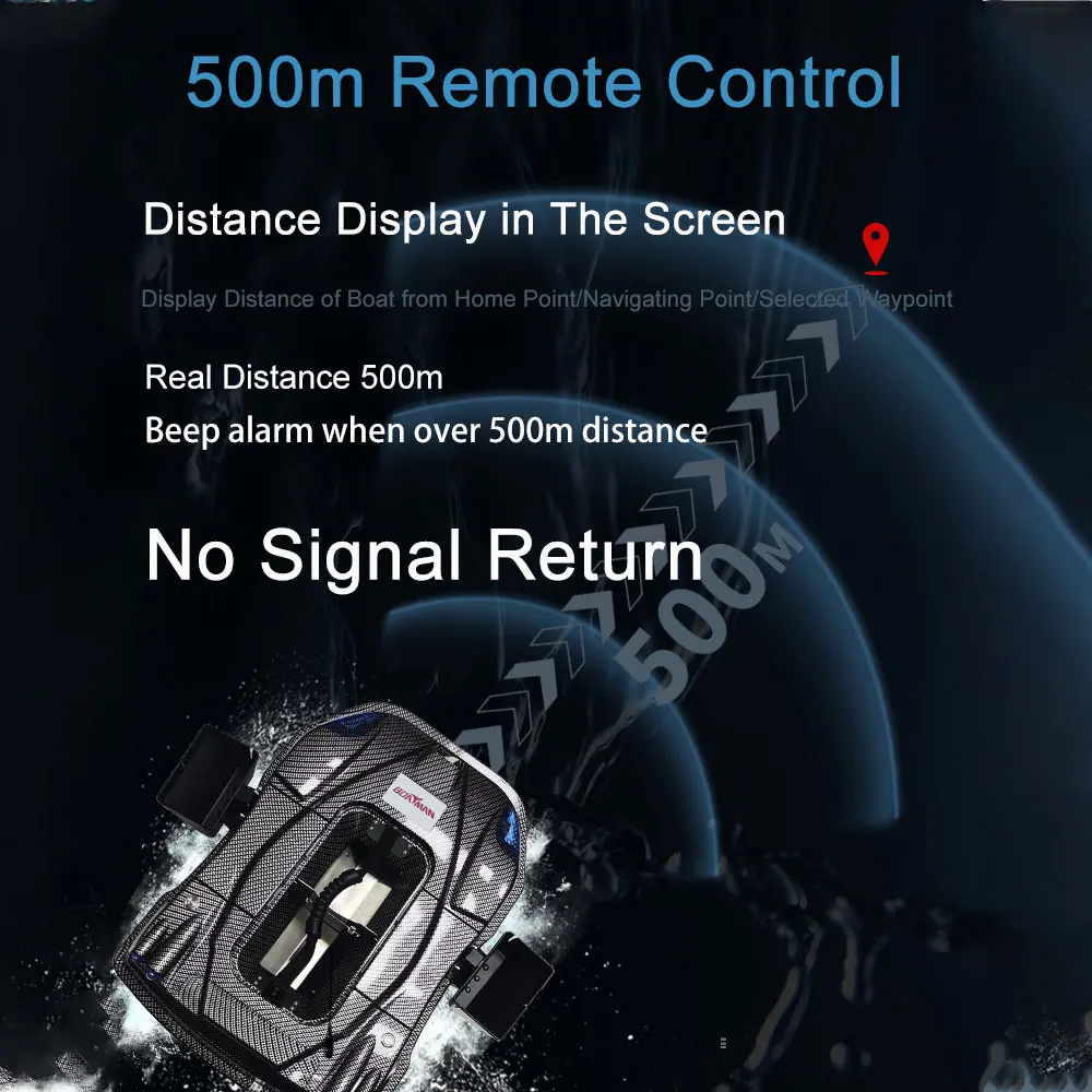 Wholesale Upgraded Leader Pro GPS Large 4Kg hopper Autopilot GPS rc fishing bait boat with sonar fish finder