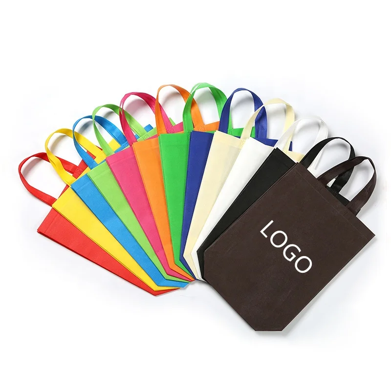 Cheap Custom Laminated Print Customized Logo Pattern Promotion Gift Grocery Shopping Polypropylene Spunbond Non Woven Tote Bag