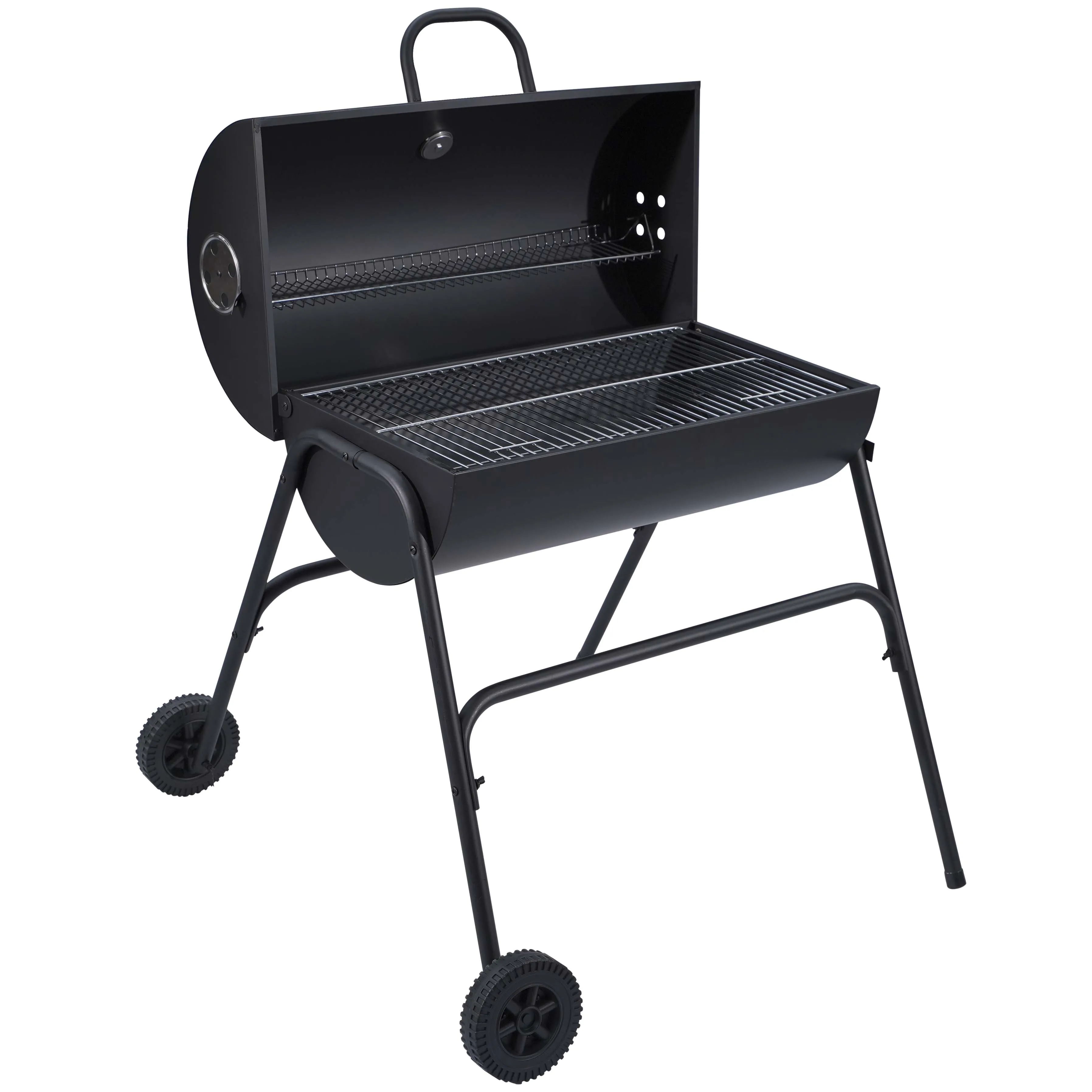 LUCK Portable Charcoal Grills Large  Stainless Steel Yakitori Grill for Camping Patio Backyard Picnic BBQ Party,Black