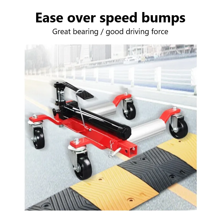 new 12 inch Hydraulic Truck Jack Wheel Push Vehicle Positioning Jack set with CE