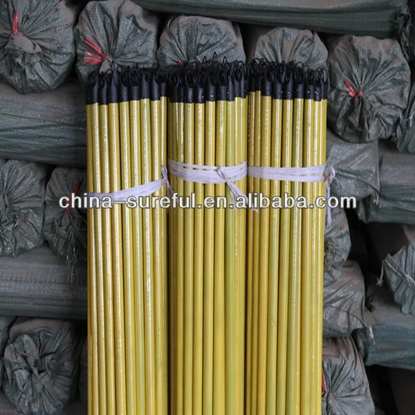 
High Quality Colored PVC Pipe Iron Metal Coated Pipe PVC Handle Broom Stick 