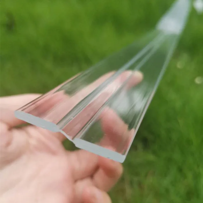 Прозрачные плоские акриловые петли 100 см, непрерывные акриловые прозрачные дверные петли для пианино, для подвешивания