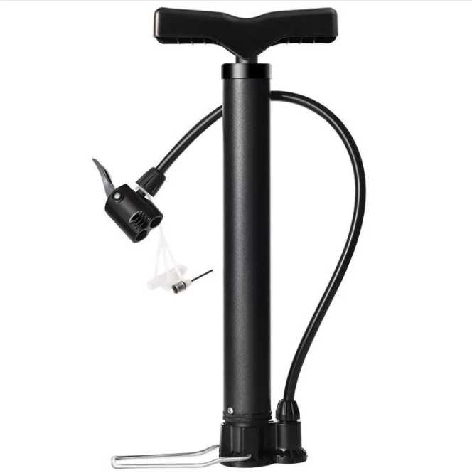 Hand Operated Inflator Pump Mini High Pressure Compressor with Big Gauge Style