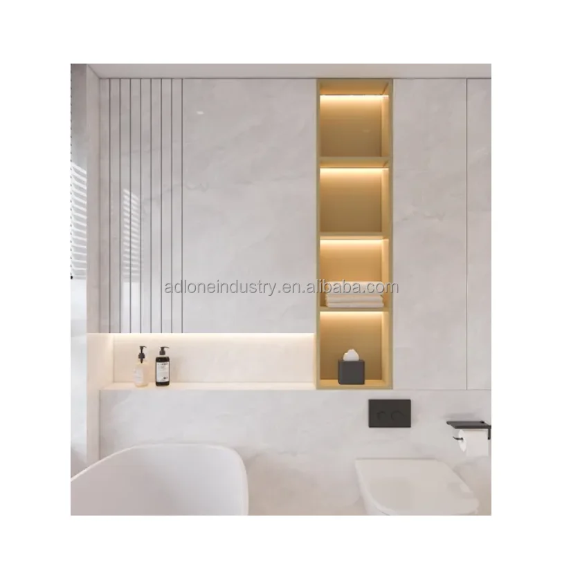 Хромированный шкаф для душа 36 дюймов, дизайнерская кисточка, ниша для ванной комнаты, шкафы под раковину, настенная ниша