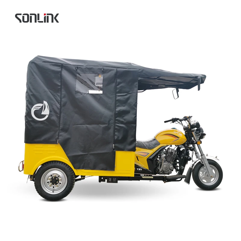 Sonlink Moto Gas Tuk Tuk 150cc 179cc 3 wheel Motorized Tricycle