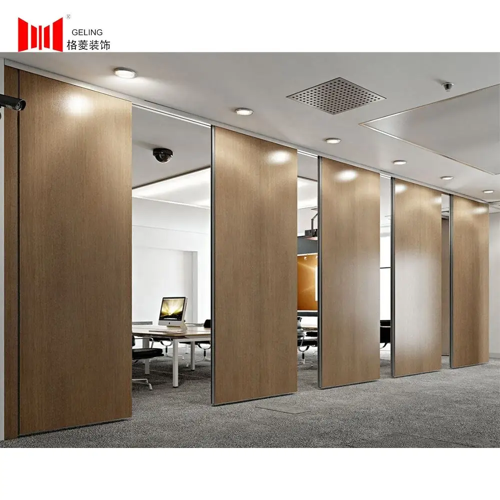 65mm conference room hall sound insulation folding sliding partition wall movable partition partition system