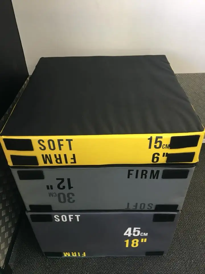 AKTIV Custom Logo Fitness 3-in-1 Foam Plyometric Jumping Box Premium Plyo Boxes for Training