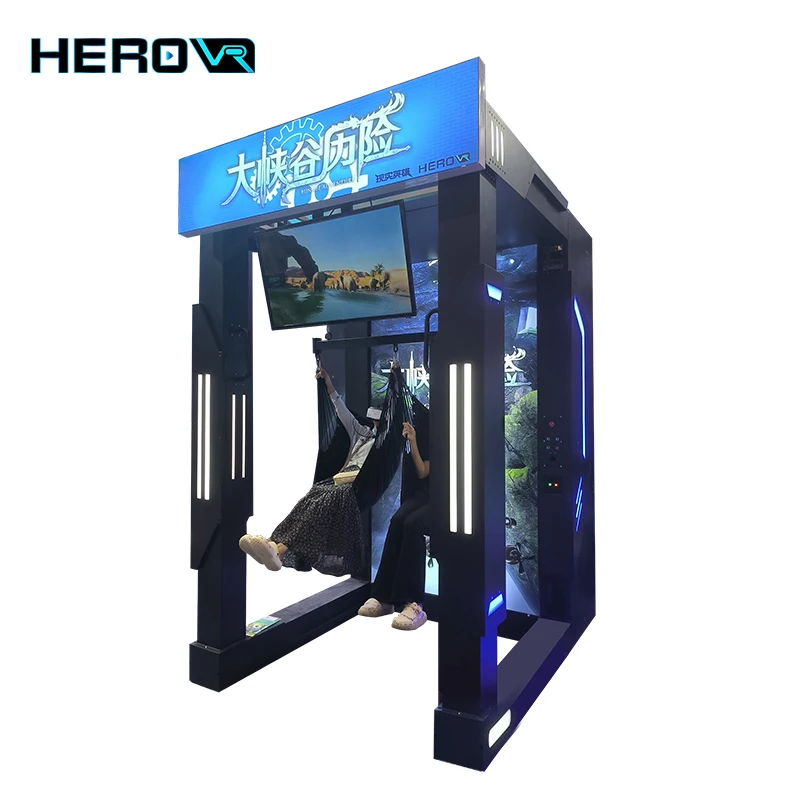 HEROVR Playground One-Of-A-Kind Vr 9D Virtual Reality Simulator VR Bungee Jumping Machine All Ages