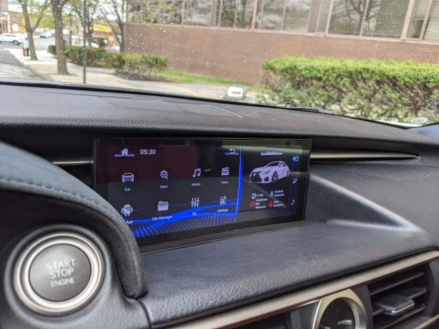 YZG 10.25 Inch Carplay 64GB 32GB DVD Player GPS BT Navigation Multimedia Radio System Android for Lexus RC F 2013-2018