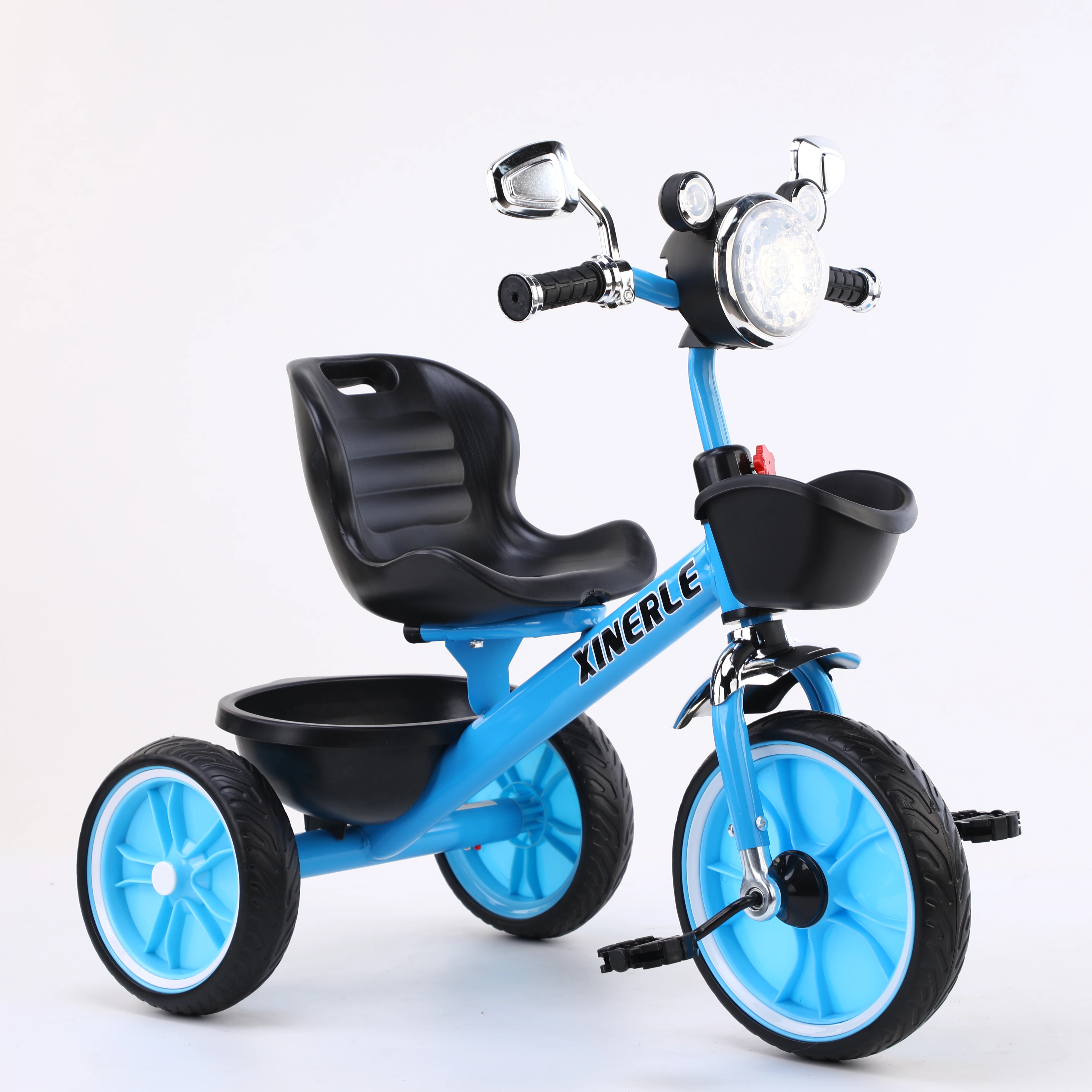 safe kids 3-wheels tricycle baby balance toddler stroller bike trike pedal baby tricycle bike