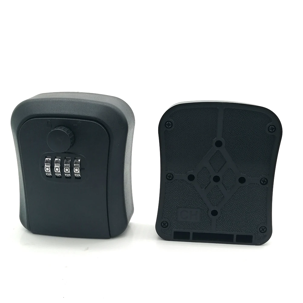 Пластиковый сейф с комбинированным замком для внешнего портативного замка ключом