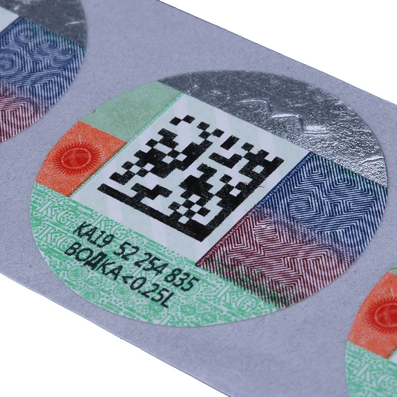 Custom new trends laser holographic sticker anti-counterfeiting label for high-end products