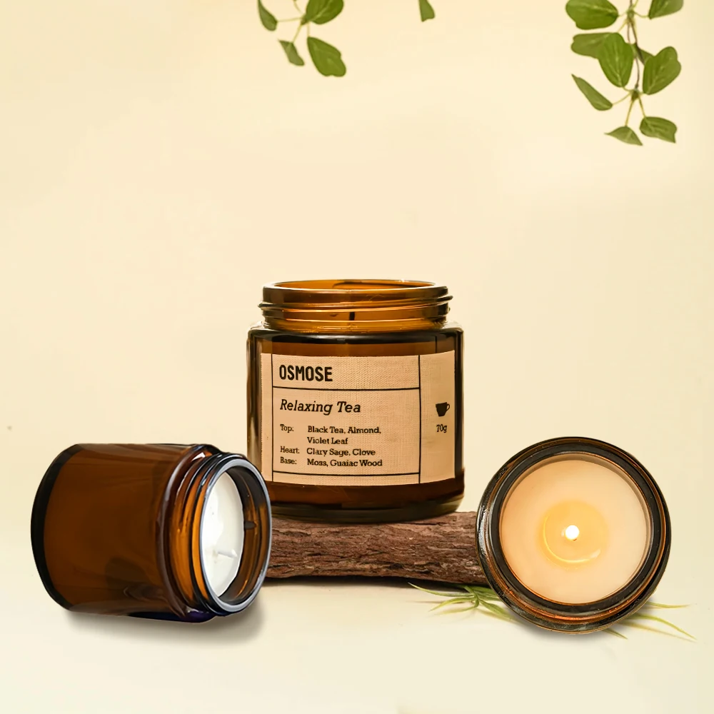 Home Decor Cylinder Glass Candle Jars For Wedding Party Decorative Candle Jars For Scented Candle Making