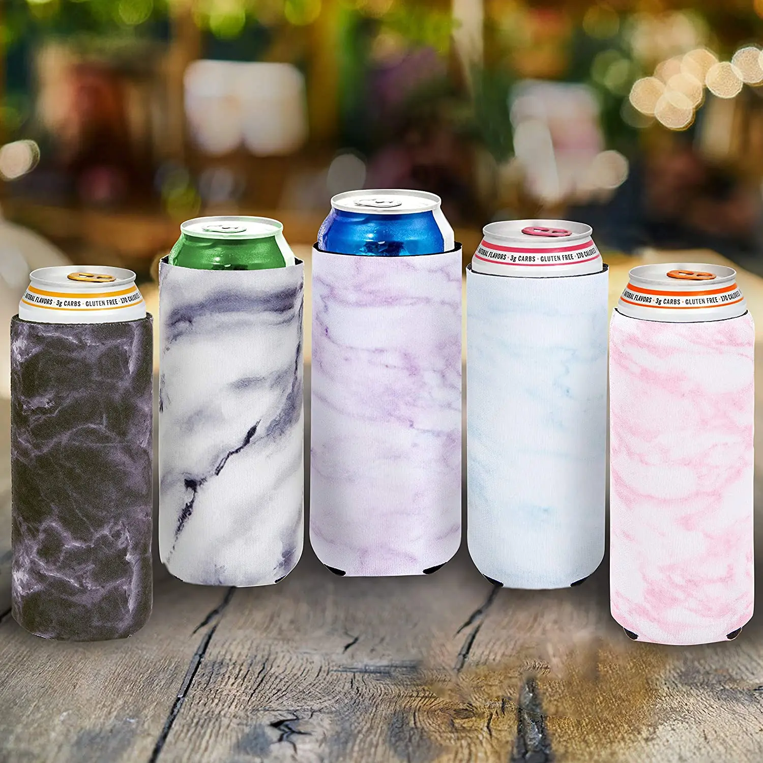 Promotional Blank Custom Insulated Neoprene Stubby Holders Stitched Bottom Beer Bottle Can Drink Sleeve Coozies With Logo