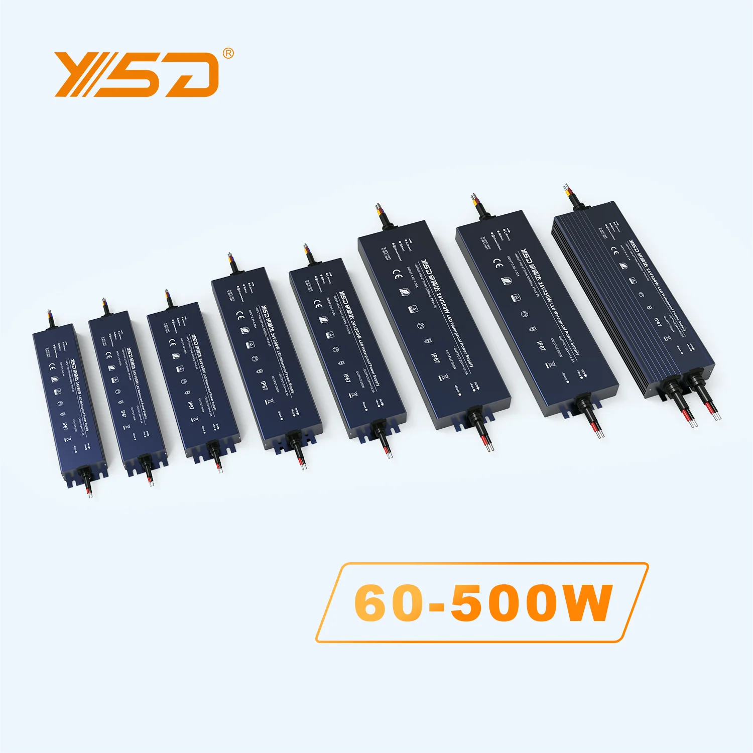 PF> 0 96 светодиодный ультратонкий импульсный источник питания 12V 24V 48V трансформатор освещения 100W CV IP67 Светодиодный драйвер